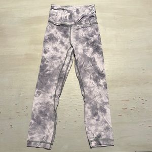 Lululemon diamond dye cross waist legging 21”